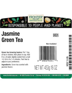 Té Verde de Jazmín Frontier Co-op 454g - Sabor Fresco y Herbal 2