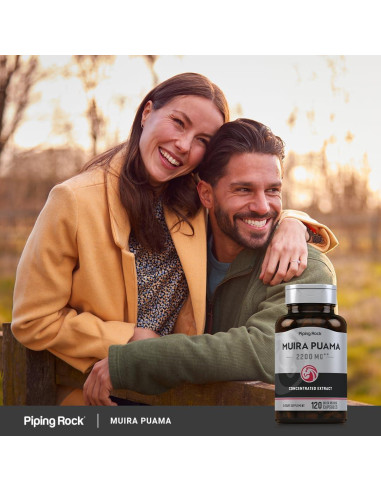 Extracto de Raíz de Muira Puama Piping Rock 2200 mg 120 Cápsulas