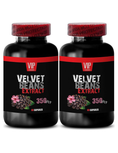 Suplemento Frijol Terciopelo Mucuna Pruriens 120 Cápsulas