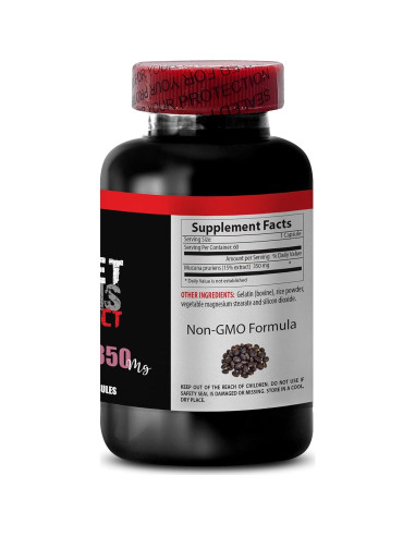 Suplemento Frijol Terciopelo Mucuna Pruriens 120 Cápsulas