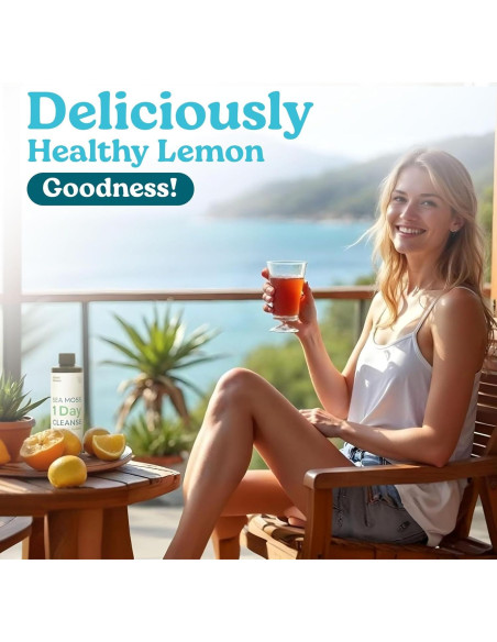 Limpieza Detox 1 Día Atlantic Naturals - Jugo Musgo Marino 236.6 ml