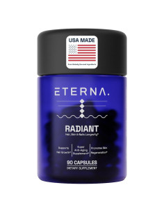 Suplemento ETERNA RADIANT para Crecimiento Cabello 10 en 1 - Biotina, Colágeno, Queratina