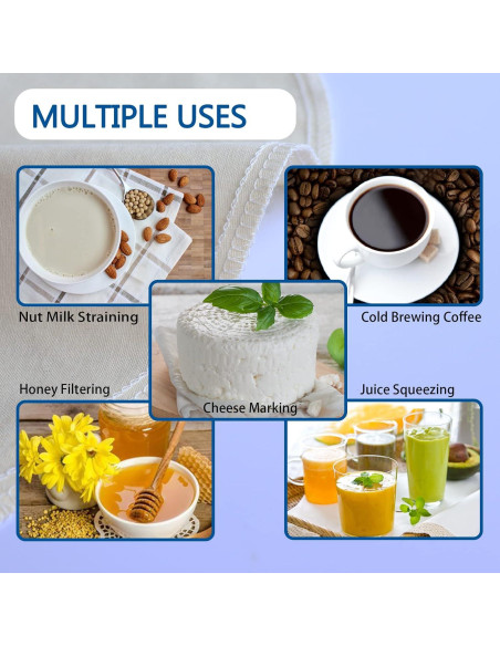 Paquete de 3 bolsas de leche de nuez Huppar 40.64x40.64cm algodón