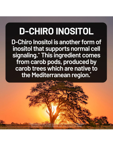 Suplemento de Myo-Inositol y D-Chiro Inositol NatureWise 2000mg