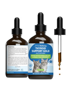 Suplemento Herbal para Gatos Pet Wellbeing 118 ml Tiroides