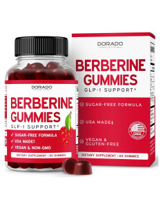 Gomitas de Berberina Sin Azúcar Dorado Nutrition 60 Unidades