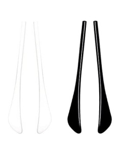 Consejos de Templo Ray-Ban RB3025/RB3026 Reemplazo Negro/Blanco