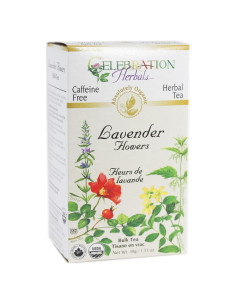 Flores de Lavanda Orgánicas Celebration Herbals 38 g