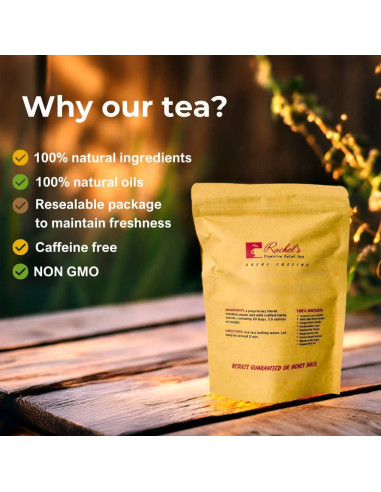 Té de Hierbas Sin Cafeína Rachel 30 Bolsitas + 100 Cápsulas