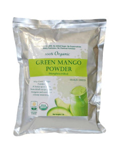 Polvo de Mango Verde Liofilizado Indus Organics 453g Orgánico 2