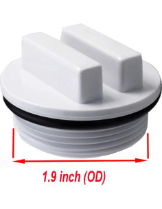 Tapón de Retorno de Línea para Spa ATIE 1.5" SP1022C - 2 Paquete 2