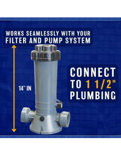 Clorador Automático Poolzilla 1.9 kg para Piscina Enterrada 2