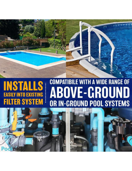 Clorador Automático Poolzilla 1.9 kg para Piscina Enterrada