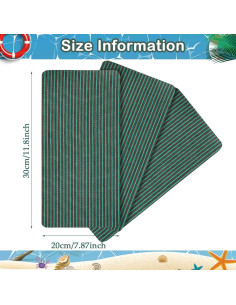 Kit de Parche Autoadhesivo Honoson para Cubierta de Piscina - 9 Piezas 20x30 cm 2