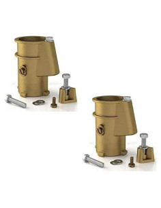 Escalera de piscina Perma-Cast bronce 4" anclaje PS-4019-BC