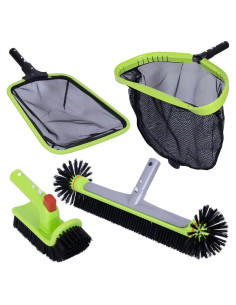 Kit de Limpieza de Piscina Sepetrel Deluxe con Cepillo y Red