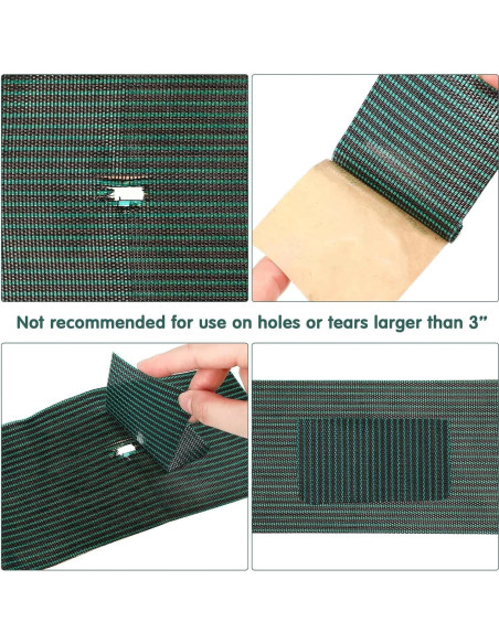 Kit de Parche Autoadhesivo Honoson para Cubierta de Piscina - 9 Piezas 20x30 cm