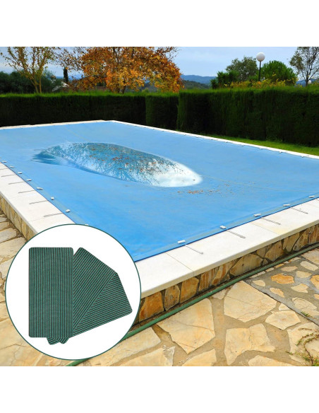 Kit de Parche Autoadhesivo Honoson para Cubierta de Piscina - 9 Piezas 20x30 cm