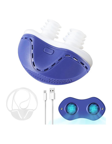 Dispositivo Antisnoring LUNIA Azul - Solución para Ronquidos