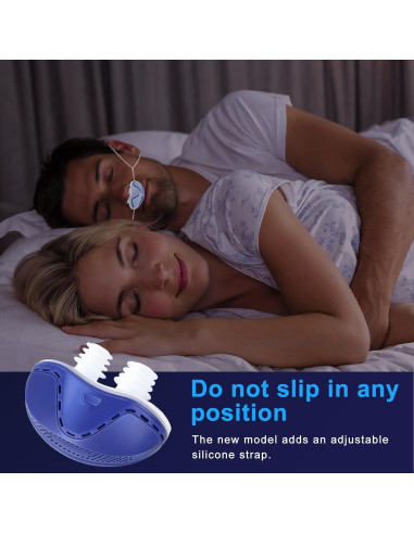 Dispositivo Antisnoring LUNIA Azul - Solución para Ronquidos