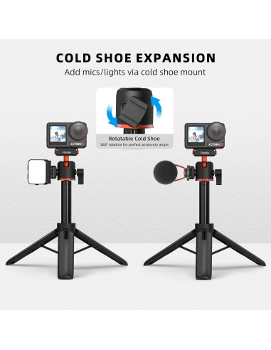 Trípode BRDRC CSG360 para DJI Osmo Action 5 Pro, 53 cm