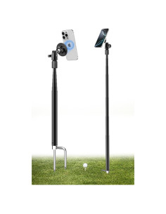 Monopod Stick de Golf Irangesports para iPhone 16/15/14/13 Pro Max, Aluminio Ajustable 145 cm