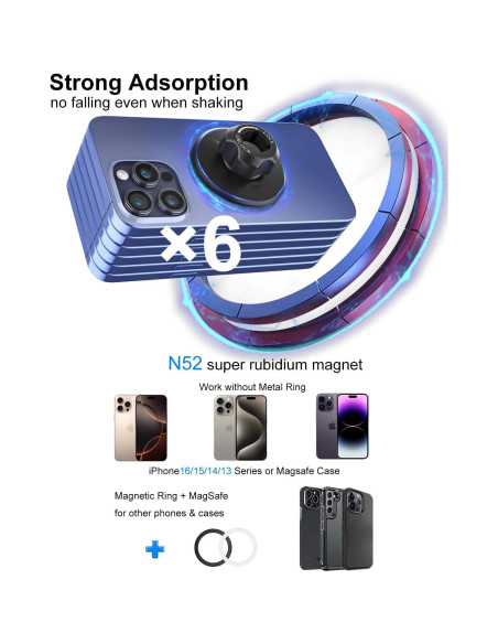 Monopod Stick de Golf Irangesports para iPhone 16/15/14/13 Pro Max, Aluminio Ajustable 145 cm