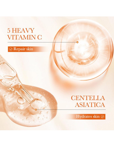 Kit de Cuidado Facial Hidratante Deepmind 6 Piezas Vitamina C