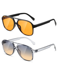 Gafas de sol TIANYESY retro unisex 70s con protección UV