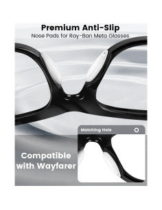 Almohadillas Nasales Silicona Ray-Ban Meta Wayfarer 8 Pzas 2