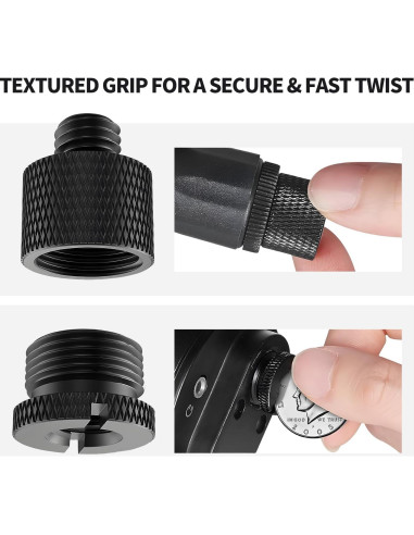 Juego de Adaptadores de Rosca de Micrófono Lyforx 8 Piezas