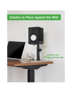 Juego de 2 Soportes de Monitor Vondynote Altura Ajustable 2