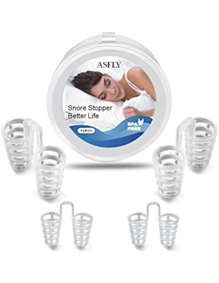 Detenedor de Ronquidos Breathleshades Clip Nasal Reutilizable