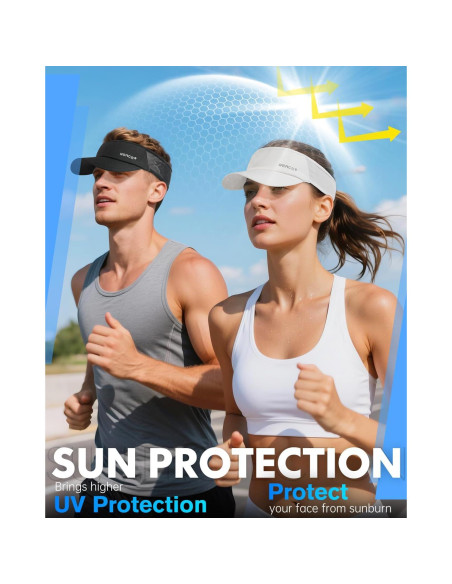 Visera Deportiva BEACE Rosa Brillante Ligera y Absorbente