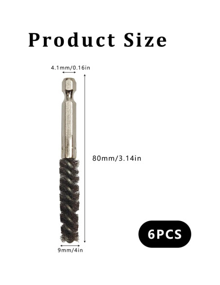 6 Cepillos de Hosel para Palos de Golf lqwidyf YZ-251