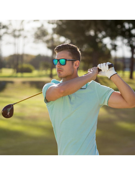 Gafas de Golf Polarizadas Agape Sg01-0004 Rojas UV400