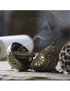 Horno de Incienso Colgante Dragón Chino ZXJJ 28.5cm Metal 2