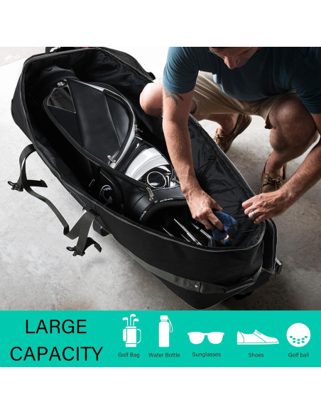 Bolsa de Viaje para Golf GoHimal con Soporte Ajustable 124x35cm