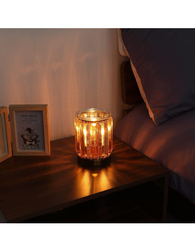 Calentador de Cera Eléctrico Leyoue Dorado 20.1x13.2cm