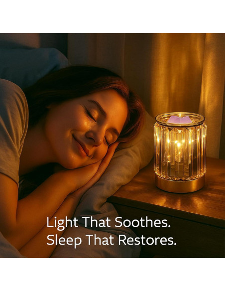 Calentador de Cera Eléctrico Leyoue Dorado 20.1x13.2cm