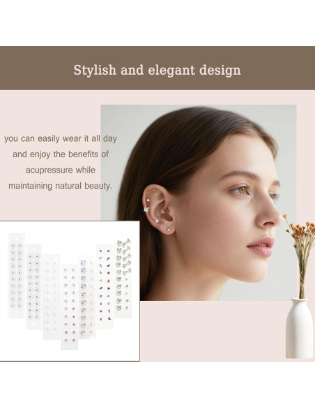 Kit de Acupuntura para Oído Genérico 140 Piezas con Herramientas