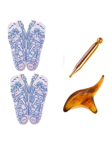 Juego de Calcetines de Reflexología Viohead con Herramientas