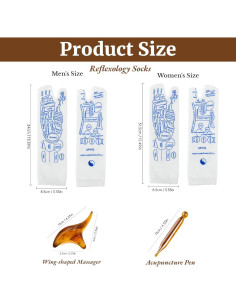 Juego de Calcetines de Reflexología Viohead con Herramientas 2