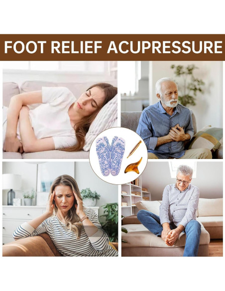 Juego de Calcetines de Reflexología Viohead con Herramientas