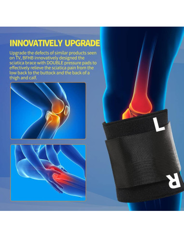 Faja Alivio Dolor Ciático Active Plus Unisex - Negra