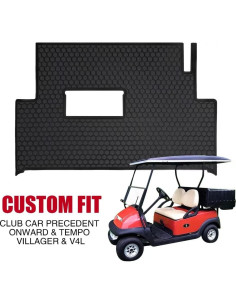 Alfombrilla de Piso para Carro de Golf Matericuo Negro 2004-2025 2