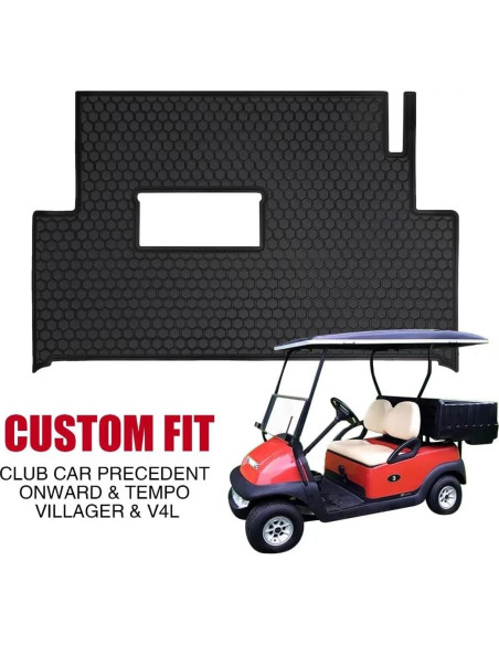 Alfombrilla de Piso para Carro de Golf Matericuo Negro 2004-2025