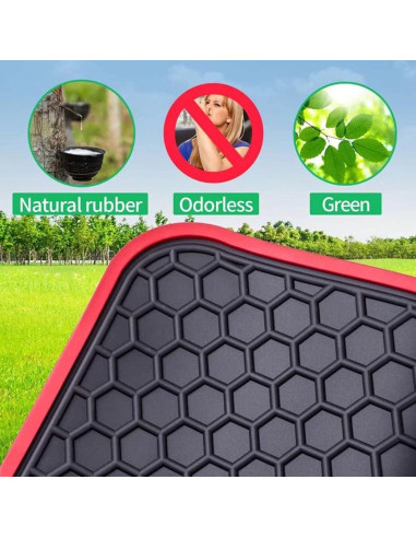 Alfombrilla de Piso para Carro de Golf Matericuo Negro 2004-2025