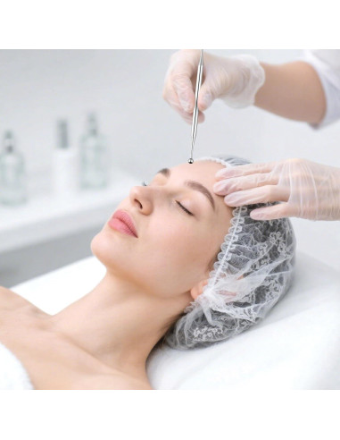 Bolígrafo de Acupuntura Alrhso Doble Cabezal Acero Inoxidable