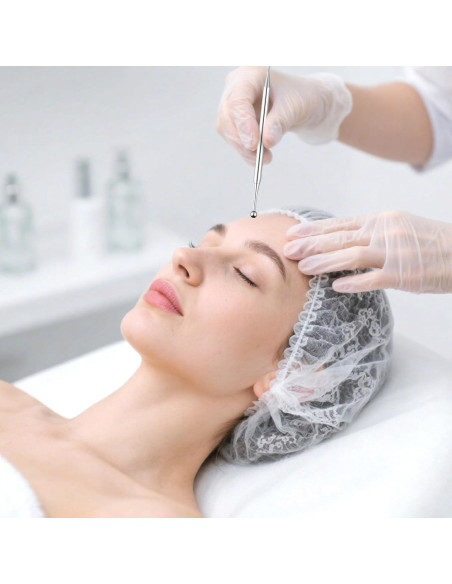 Bolígrafo de Acupuntura Alrhso Doble Cabezal Acero Inoxidable